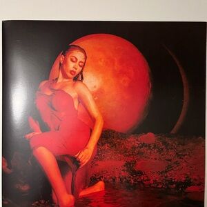 Red Artistic Home Decor Poster